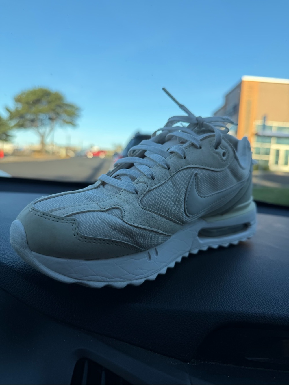 Nike Women’s Light Neutral White/Tan Air-Style Sneaker